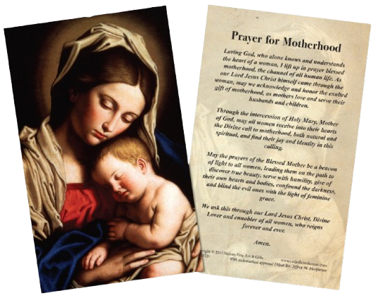 Prayer Card for Motherhood