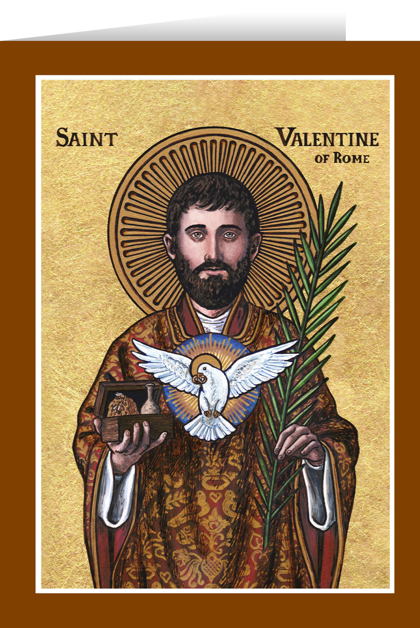 Theophilia Valentine of Rome Greeting Card
