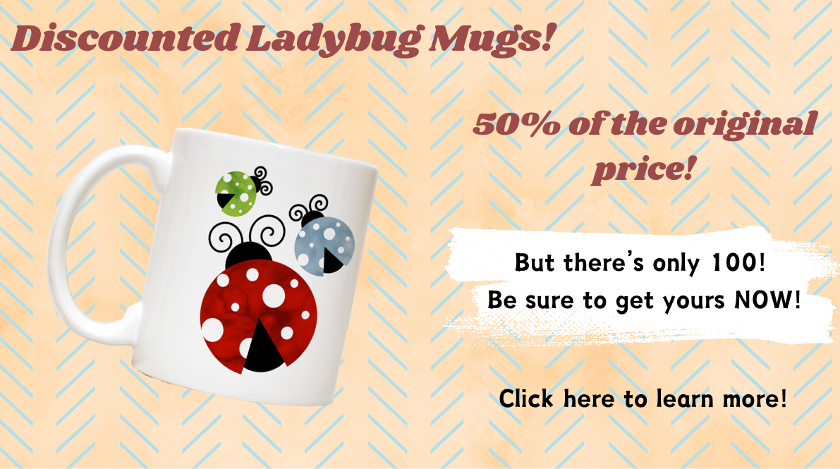Discounted Ladybug Mugs