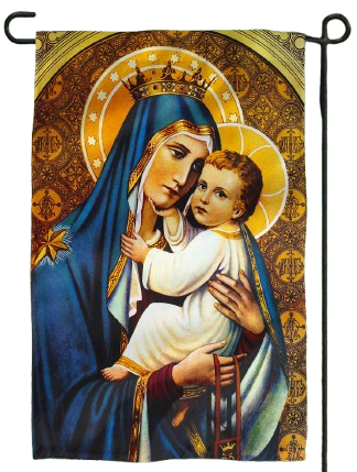 Our Lady of Mt. Carmel Outdoor Garden Flag