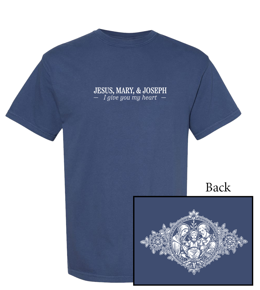 Holy Family Woodcut T-Shirt