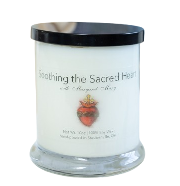 “Soothing the Sacred Heart“ Sycamore and Sage Soy Candle