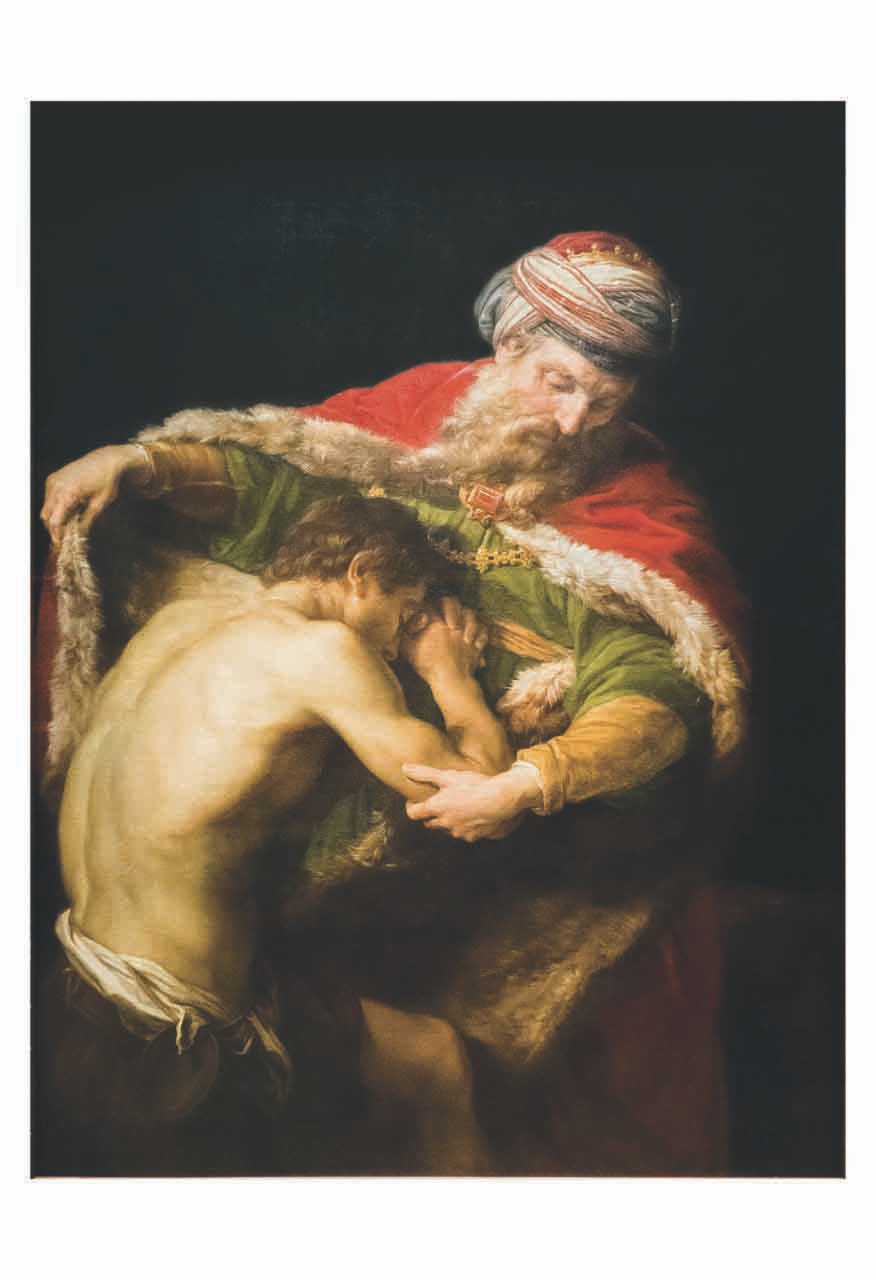 The Return of the Prodigal Son by Pompeo Batoni Print