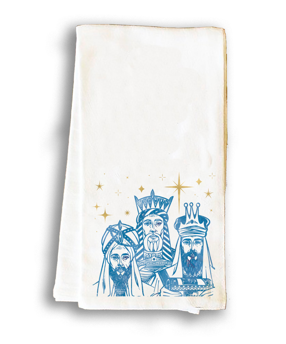 Three Wise Men Tea Towel
