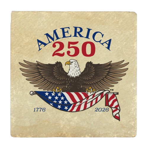 America 250 Eagle Stone Coaster