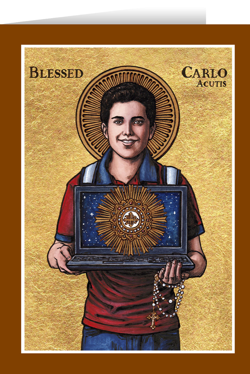 Theophilia Blessed Carlo Acutis Greeting Card