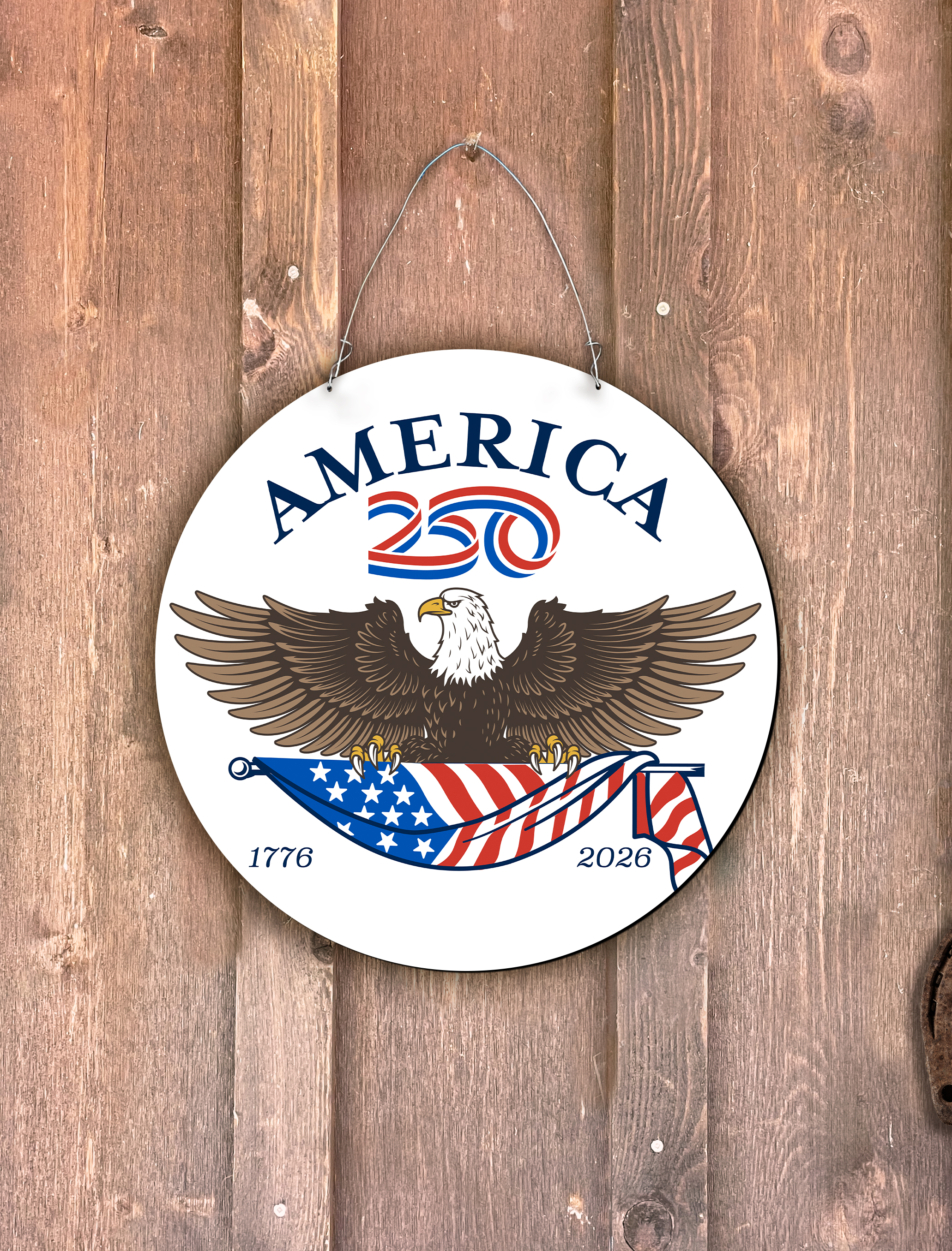 America250™ Eagle Door Hanger