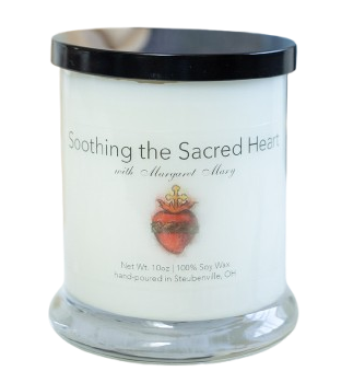 “Soothing the Sacred Heart“ Sycamore and Sage Soy Candle