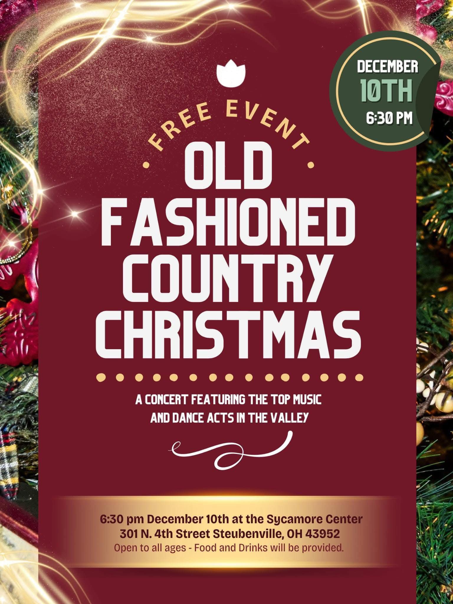 Old Fashioned Country Christmas Concert