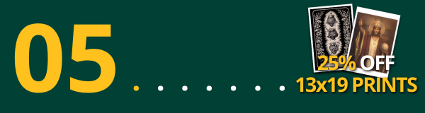 25% off 13x19 prints