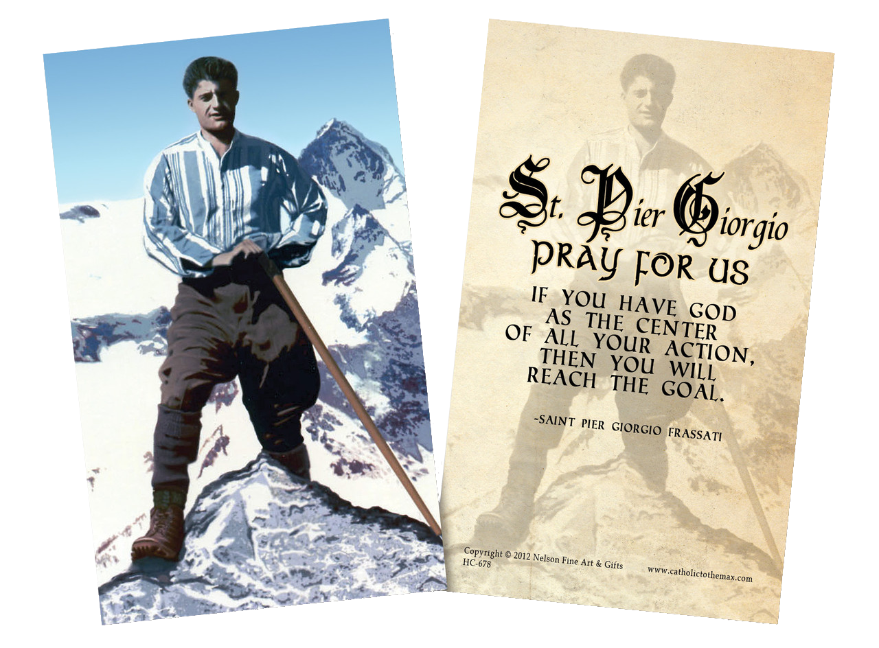 St. Pier Giorgio Frassati Holy Card
