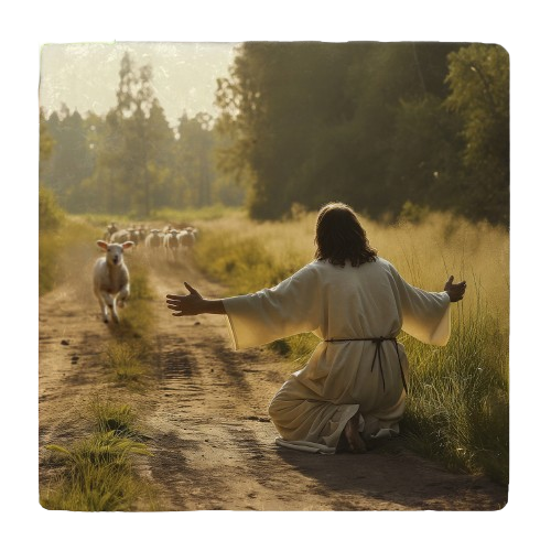 Good Shepherd Stone Coaster