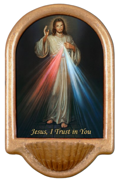 Divine Mercy Holy Water Font