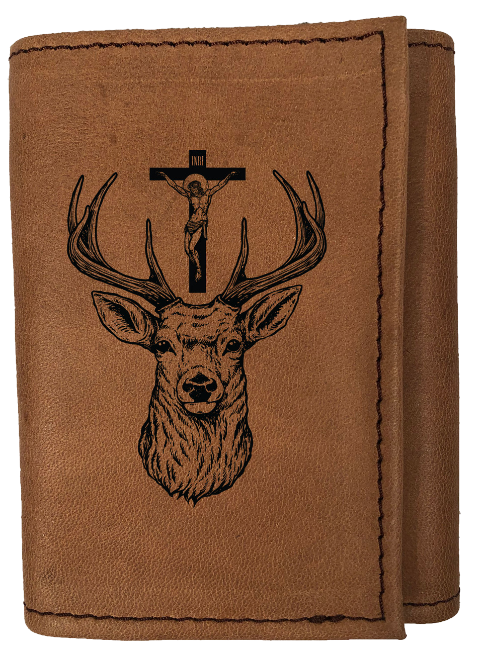 St. Hubert Tri-Fold Leather Wallet
