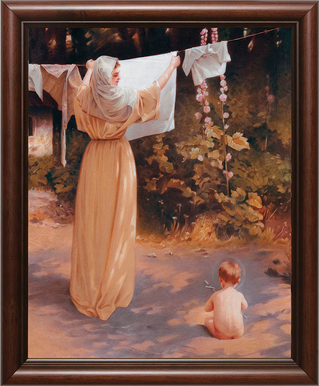 Polish Madonna - Cherry Framed Art