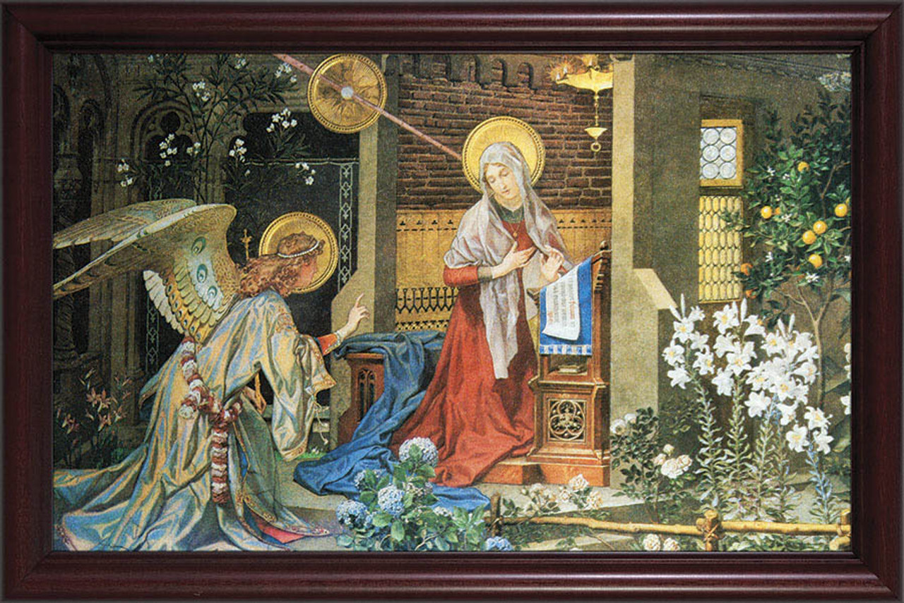 Annunciation of St. Gabriel Framed Art
