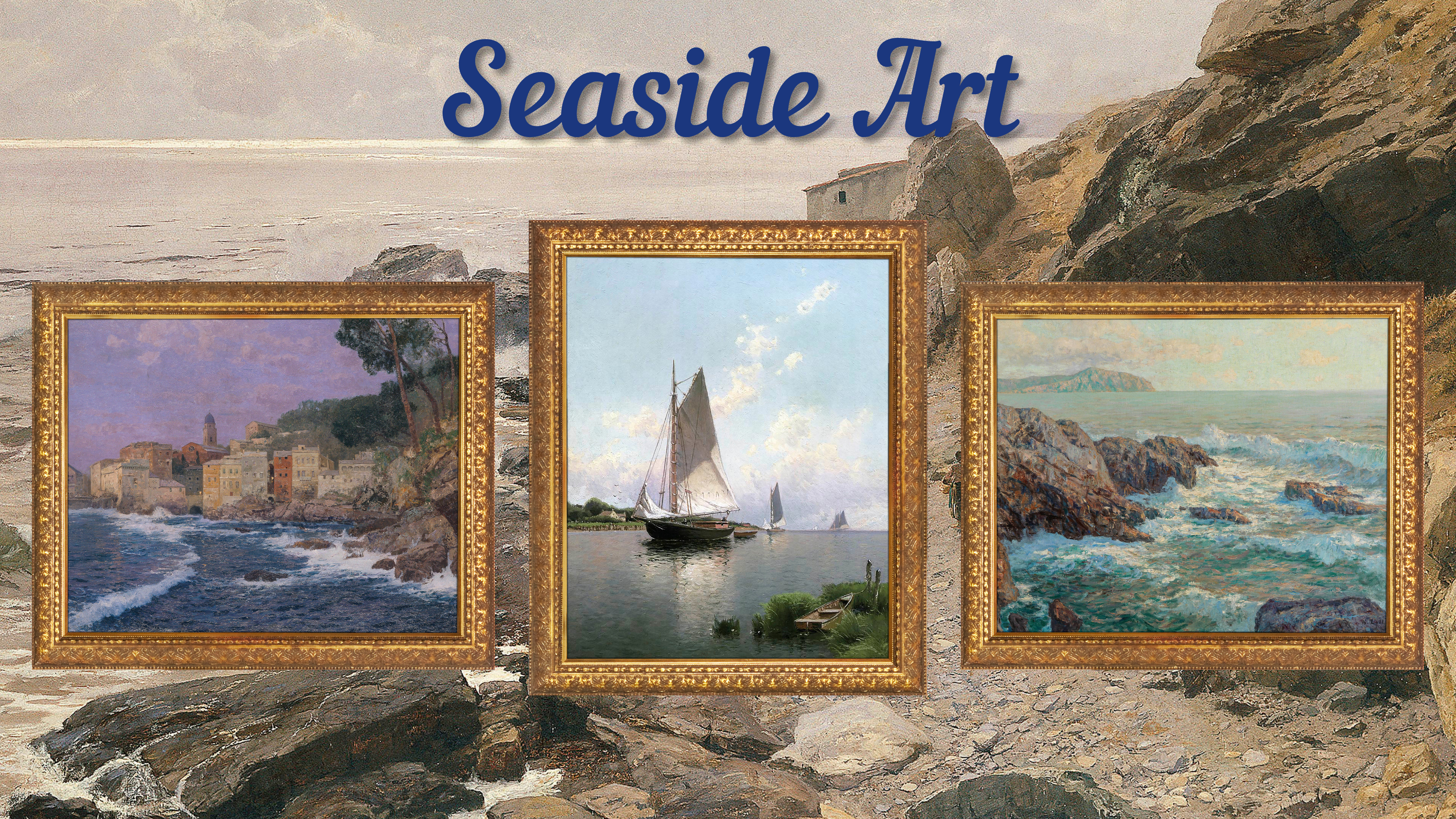 Framed Seaside Art