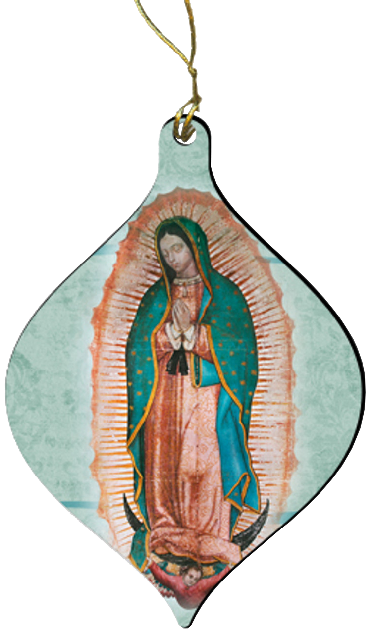 Our Lady of Guadalupe Wood Ornament