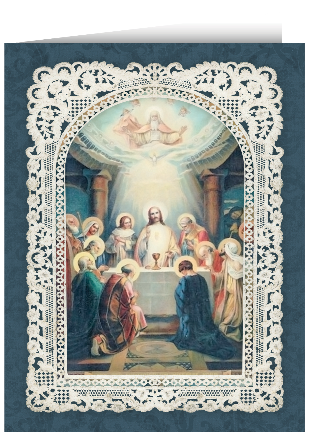 Ornate Last Supper Thank You Note Card