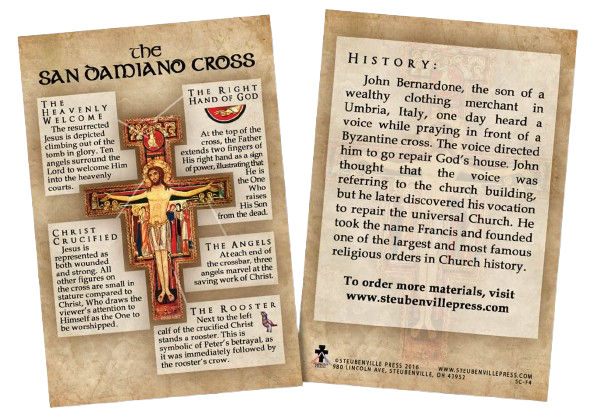 San Damiano Cross Faith Explained Card