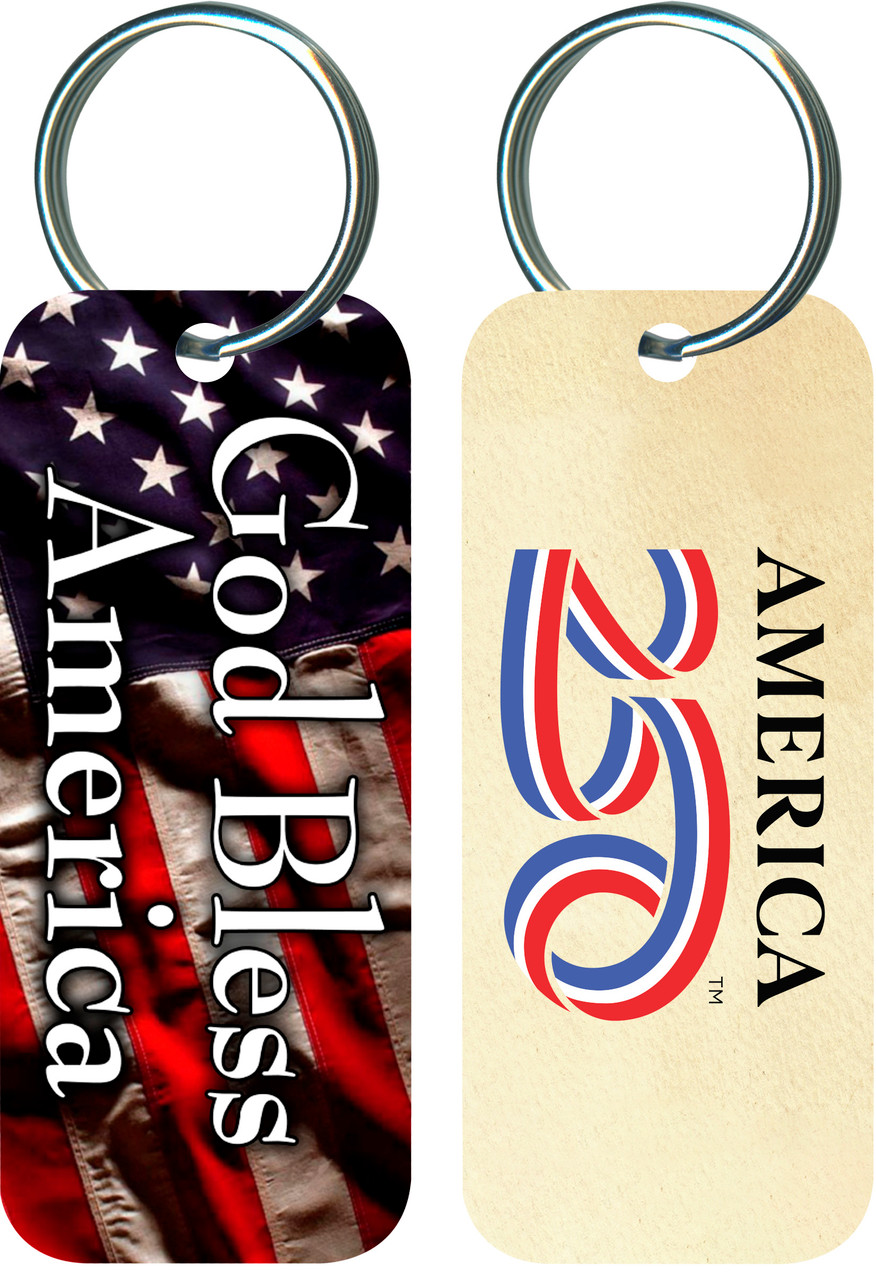 “God Bless America“ Keychain