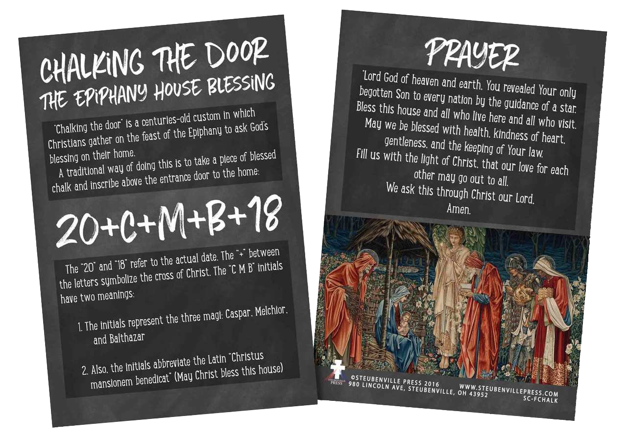 Epiphany Home Blessing Explained Card