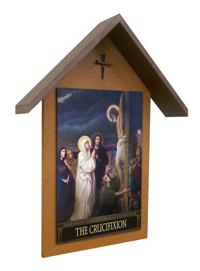 The Seven Sorrows of Mary Deluxe Poly Wood Outdoor Shrine (Set of 7)