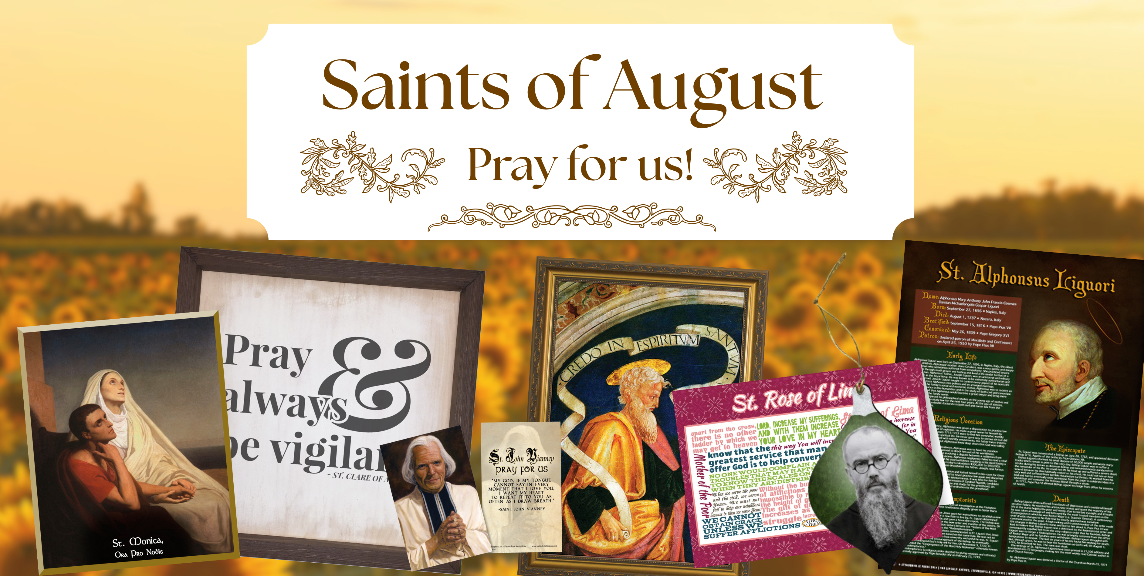 Saints of the Month
