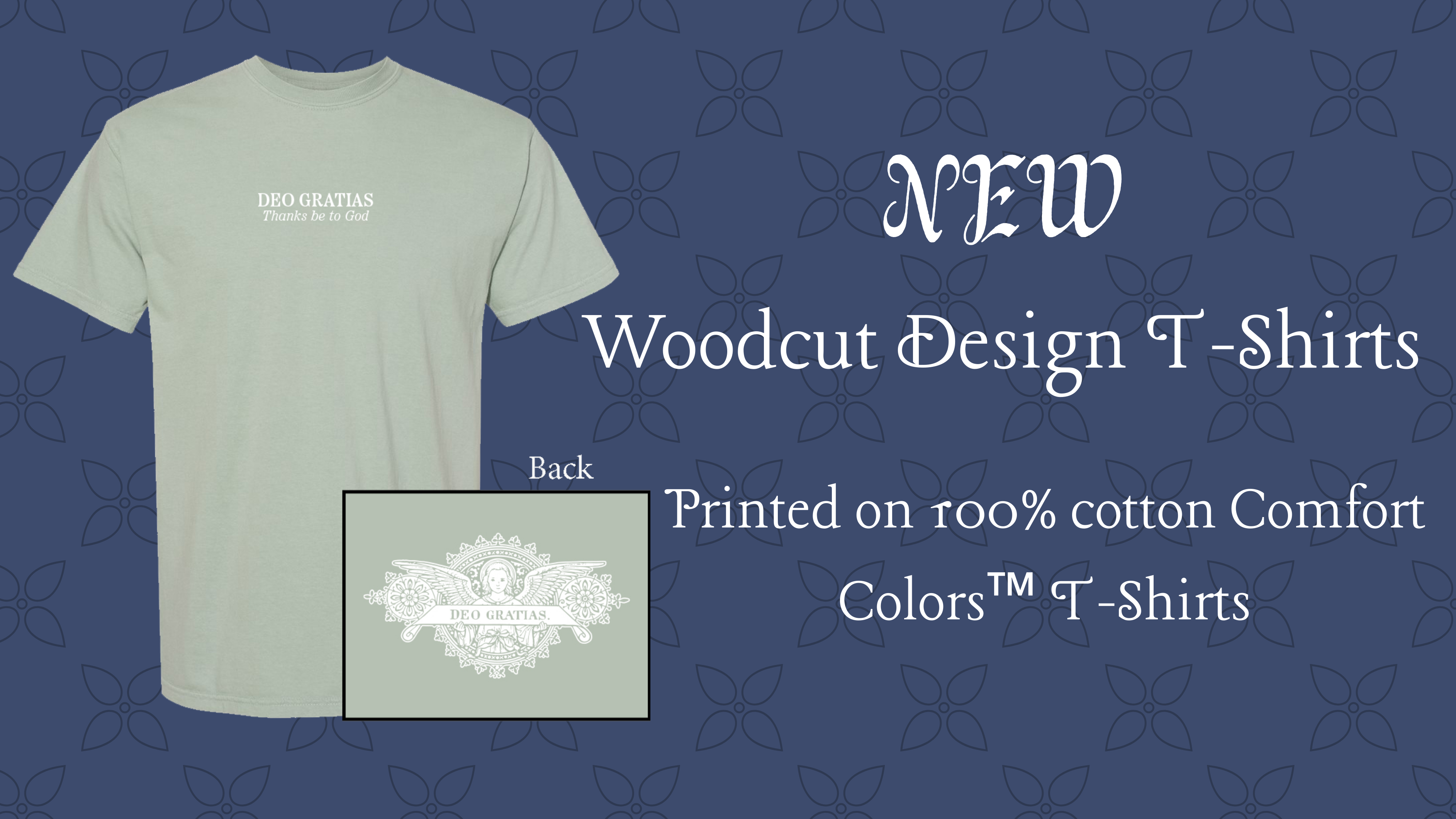 New Woodcut Design T-Shirts