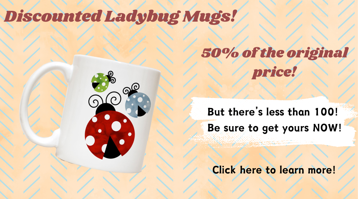 Discounted Ladybug Mugs