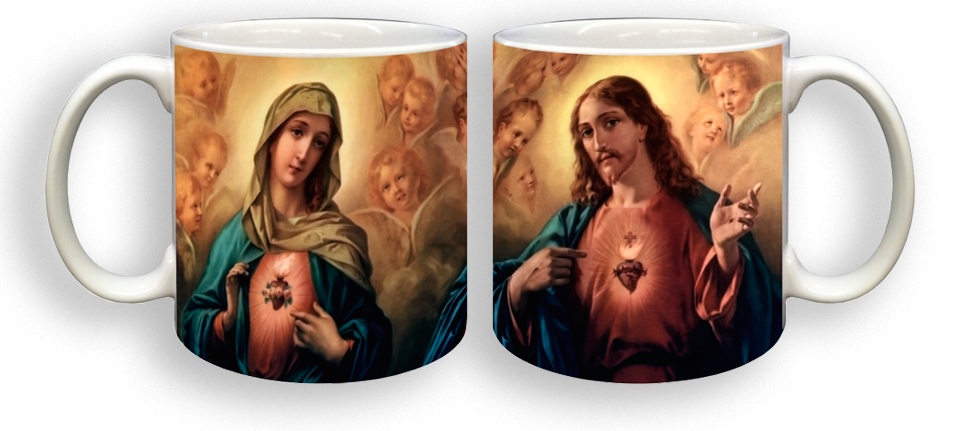 Sacred and Immaculate Hearts Mug