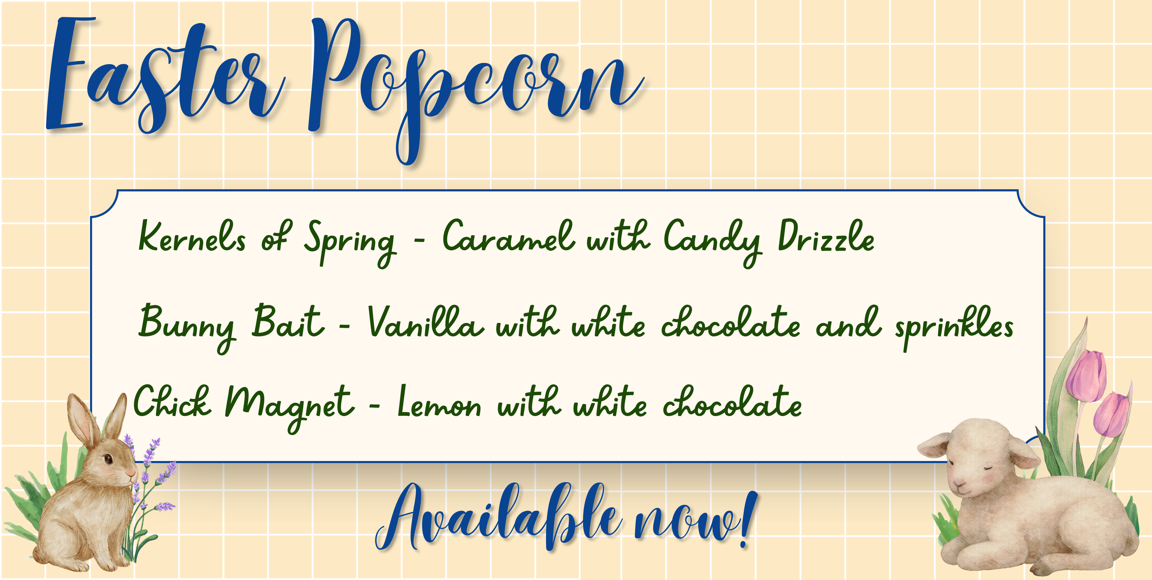 Easter Popcorn available now!