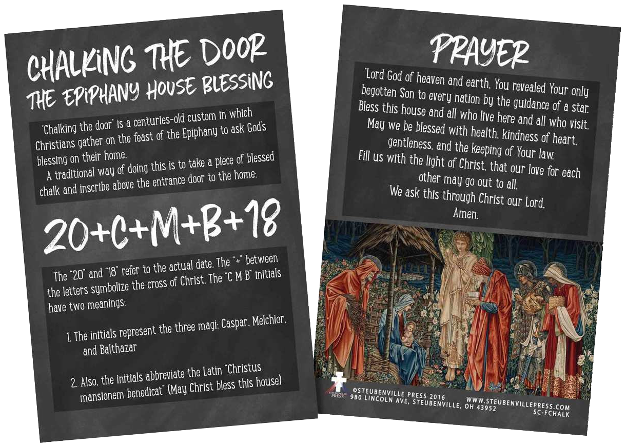 Epiphany Home Blessing Explained Card - Pack of 50