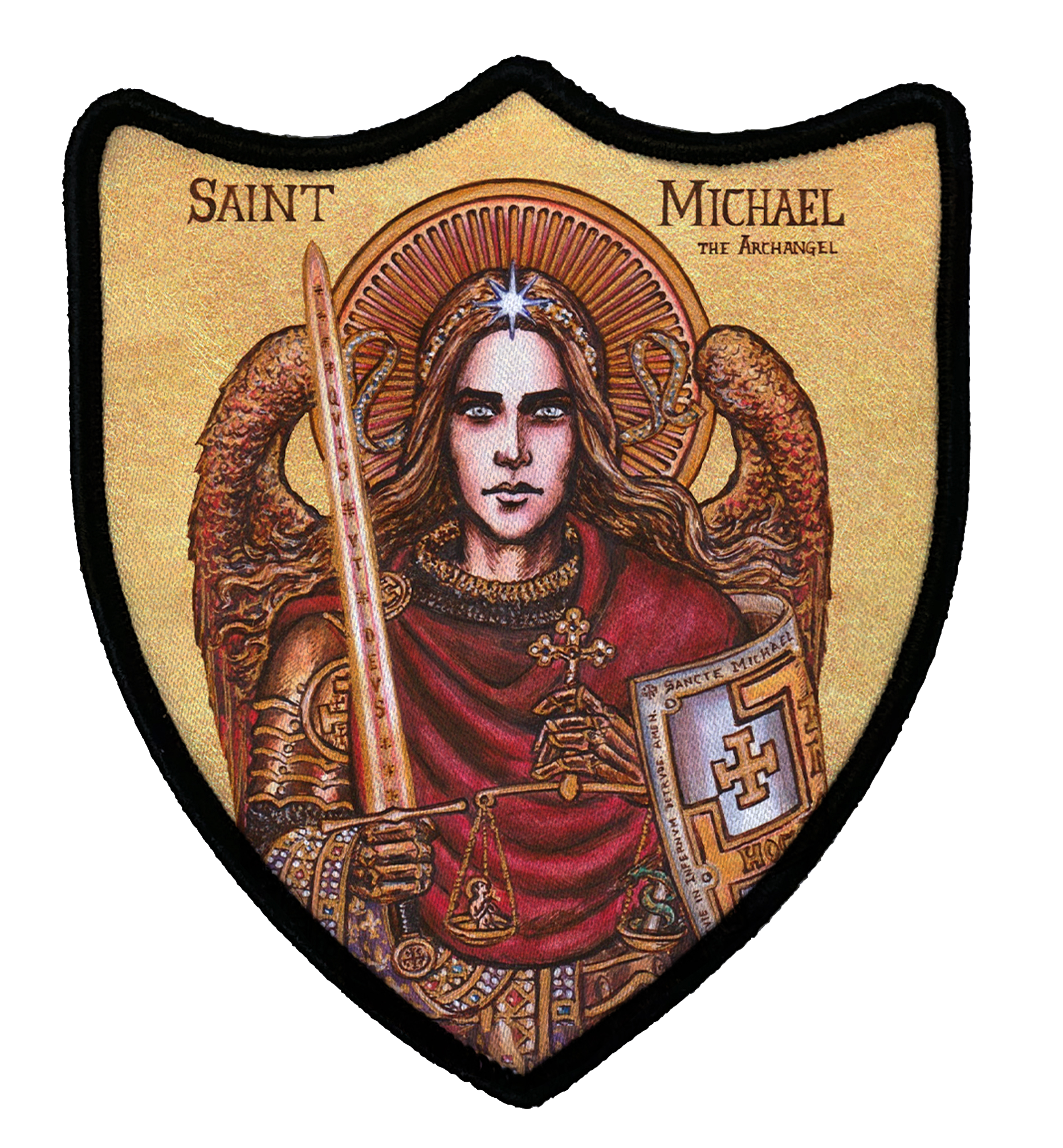 Sacred Heart Iron-On Patch