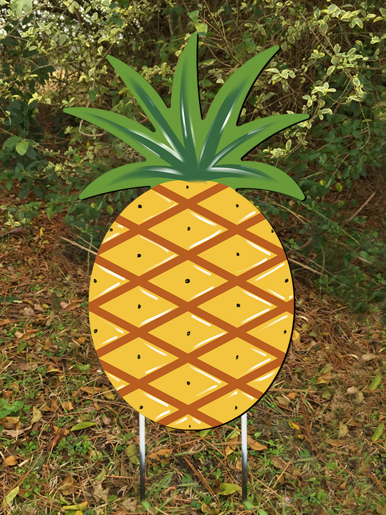 Outdoor Metal Art Pineapple