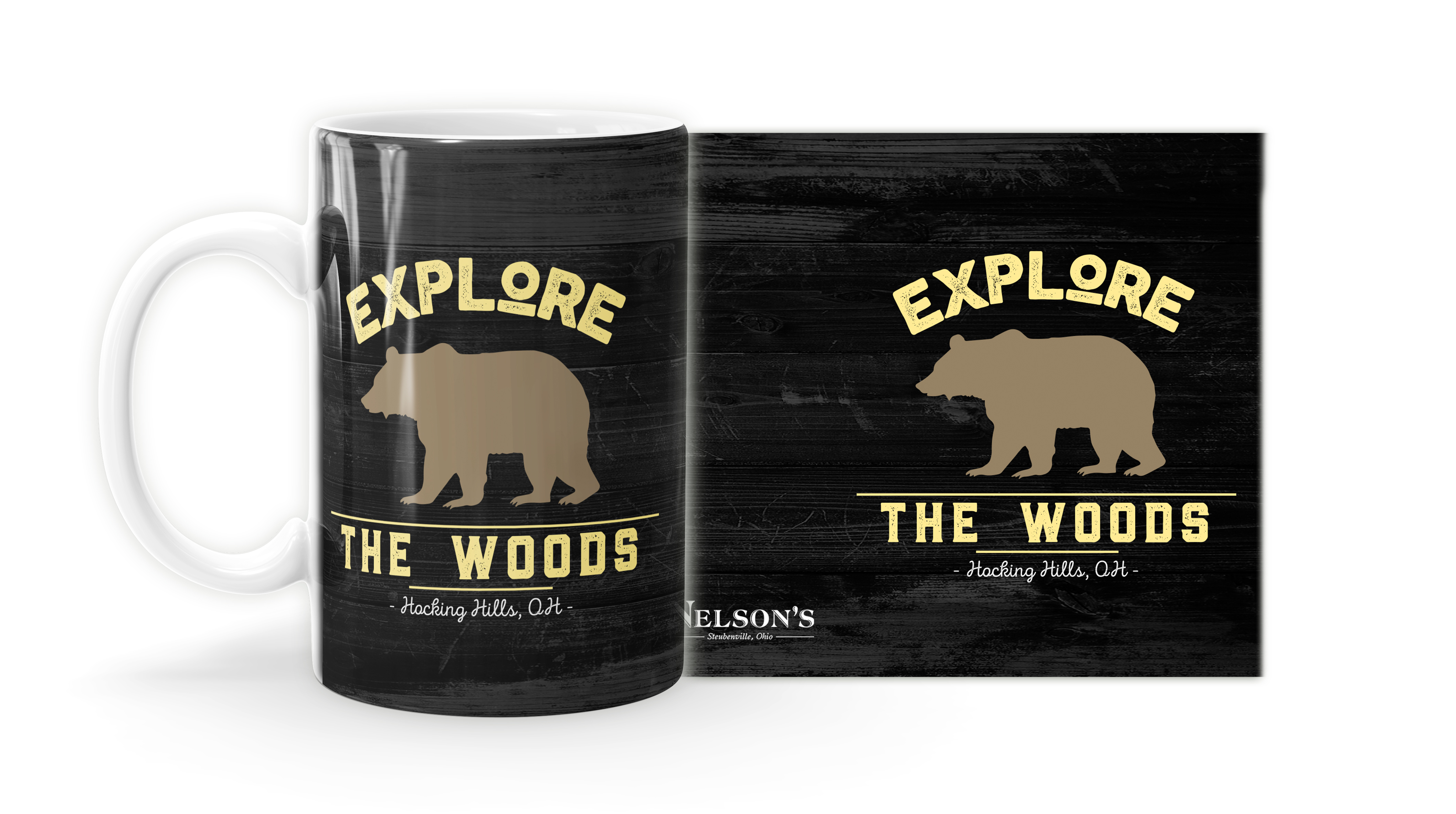 “Explore the Woods“ Customizable Mug