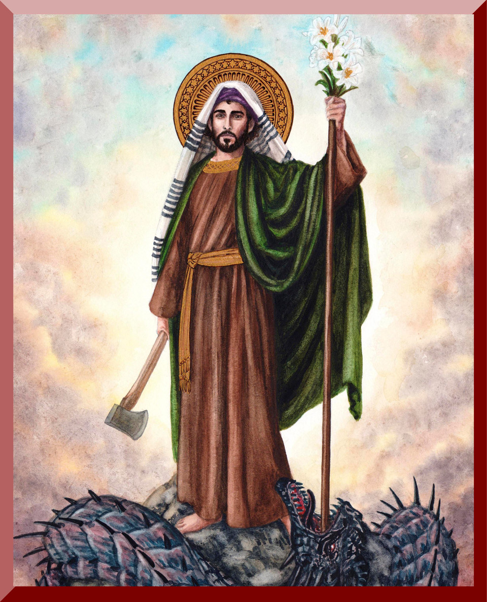 Theophilia St. Joseph Terror of Demons Wall Plaque