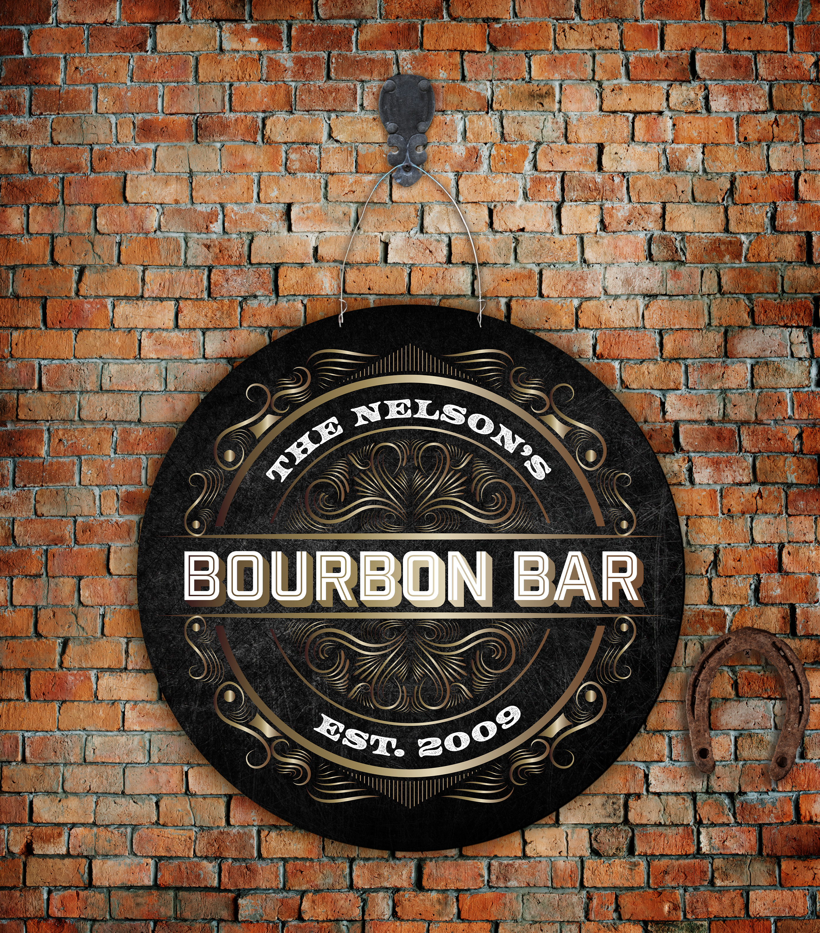 Bourbon Bar Sign