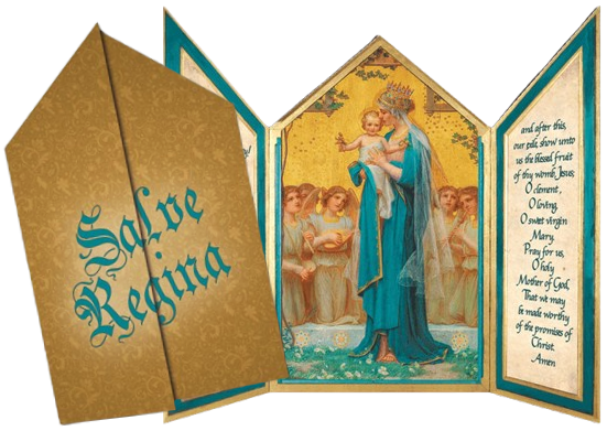 Madonna and Child by Enric M. Vidal Tri-fold Triptych Cards (Set of 12)