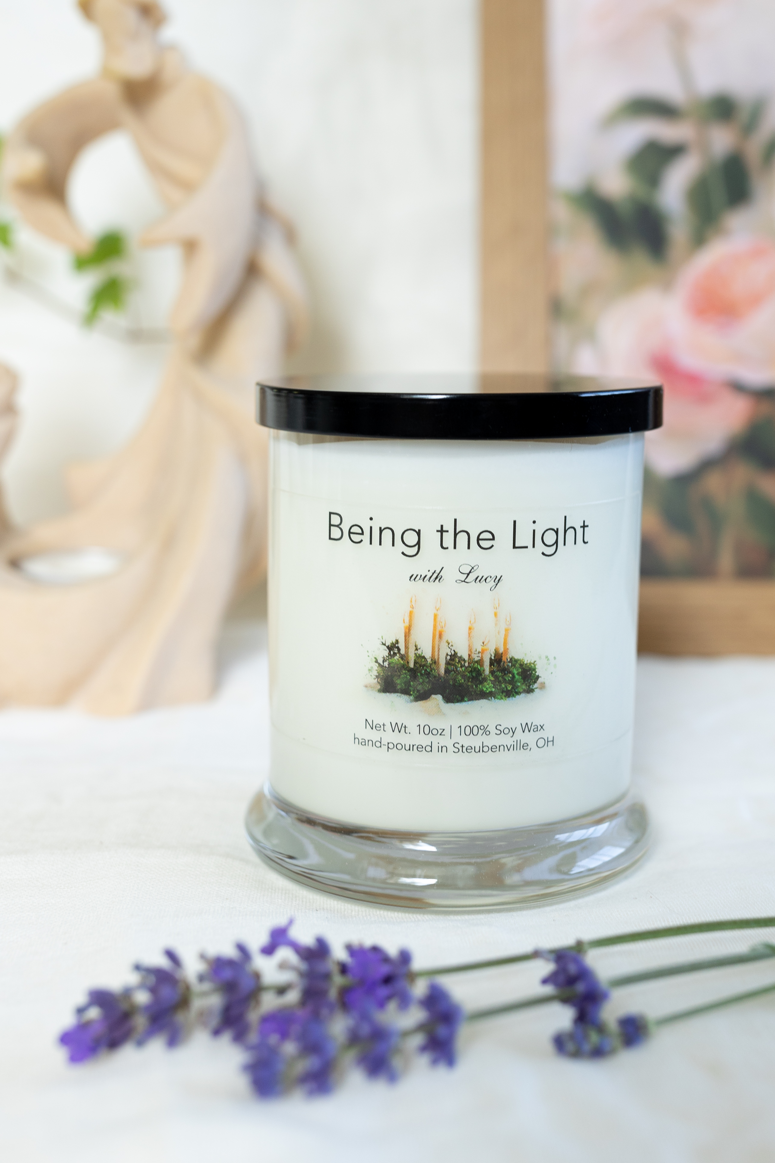 “Being the Light with St. Lucy“ Gingerbread Cake Soy Candle