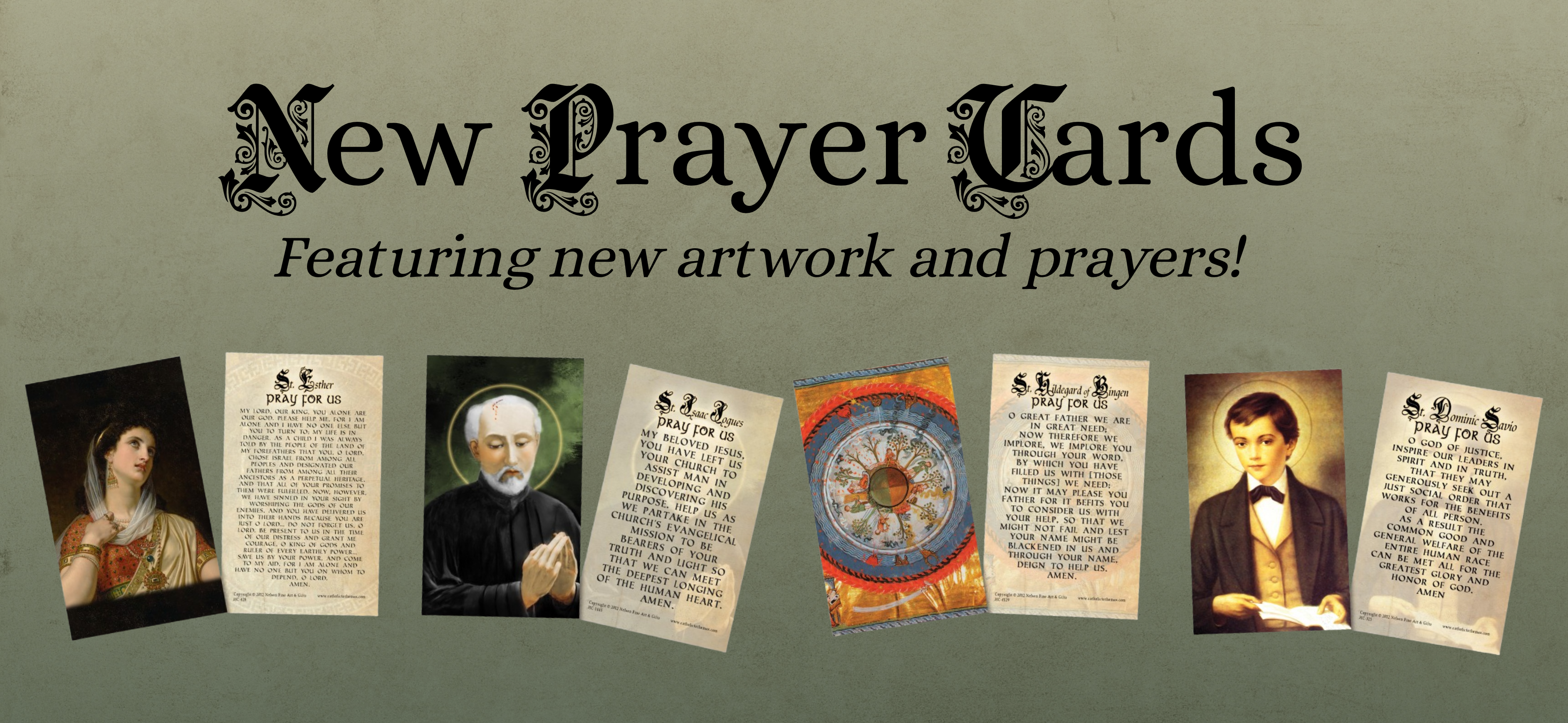 New Prayer Cards