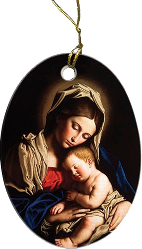 Madonna and Her Child Ornament