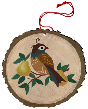 The Twelve Days of Christmas Ornaments - Set of 12