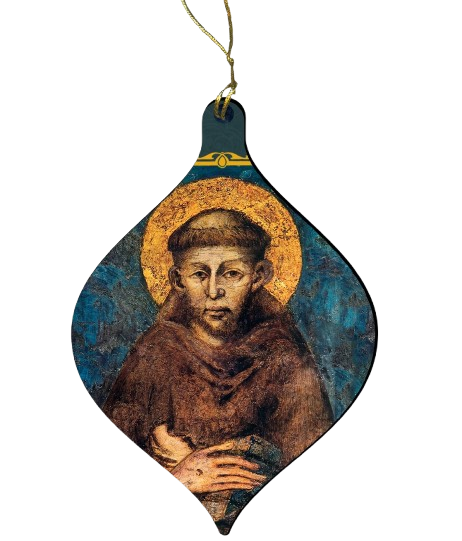 St. Francis by Cimabue Wood Ornament