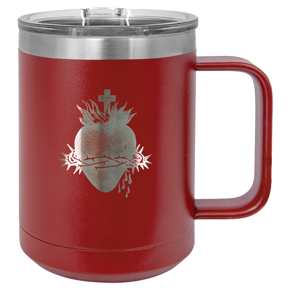  Sacred Heart Travel Mug