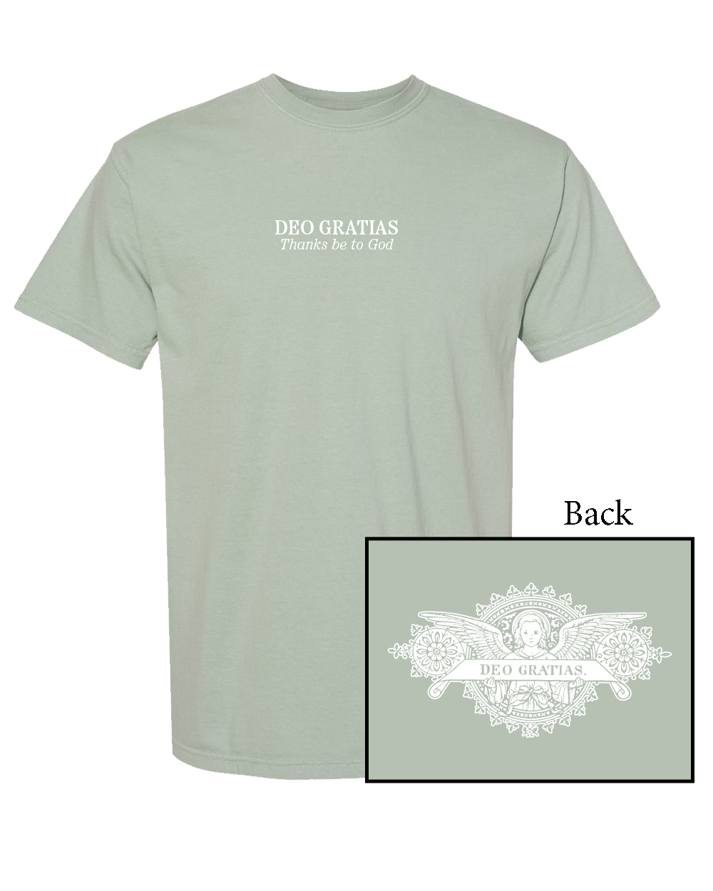 “Deo Gratias“ Woodcut T-Shirt