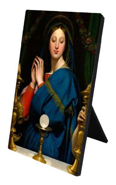 Madonna of the Host Desk Plaque
