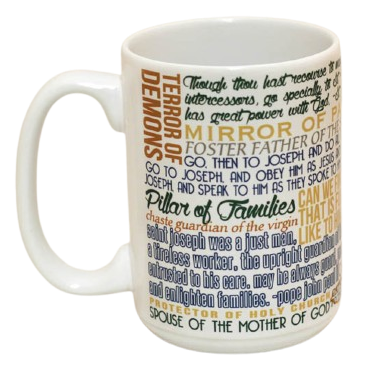 Saint Joseph Quote Mug