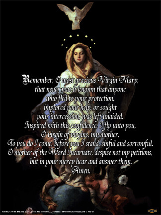 Memorare Poster
