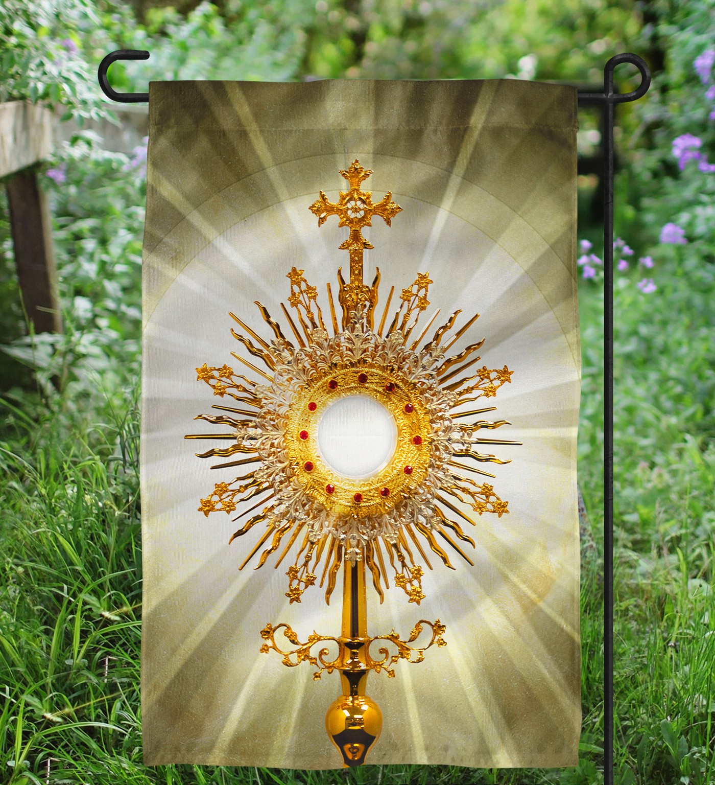 Monstrance Outdoor Garden Flag